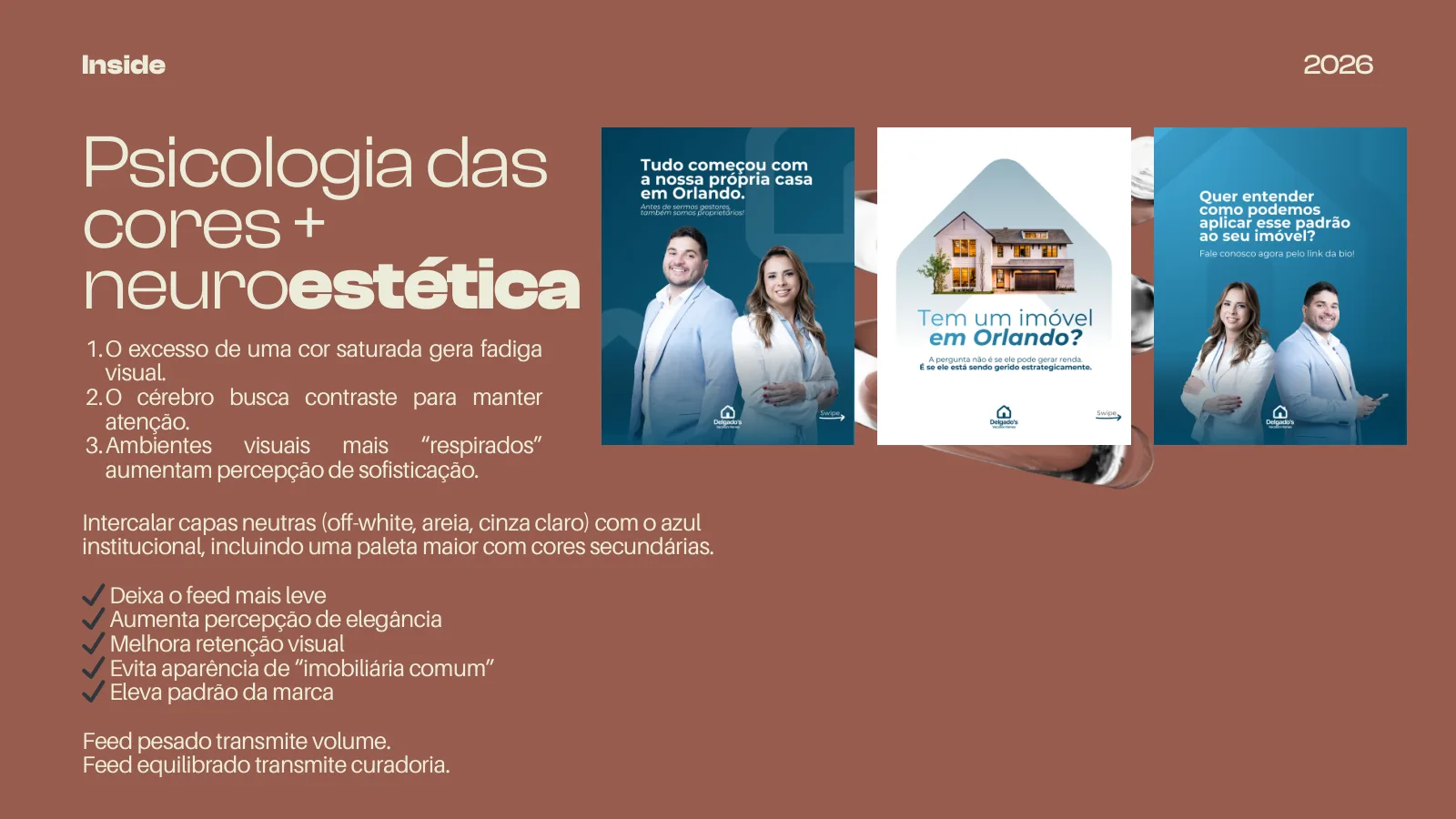 Planejamento estratégico e criativo — Delgado's Vacation Homes