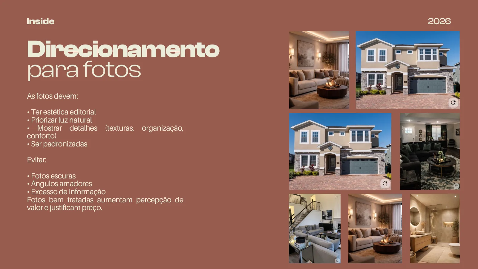 Planejamento estratégico e criativo — Delgado's Vacation Homes