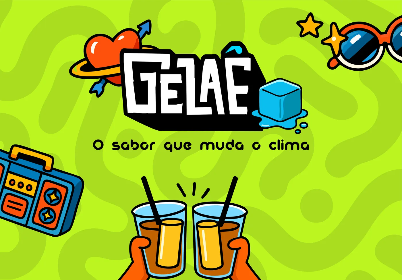 Materiais e pontos de venda — Gelaê