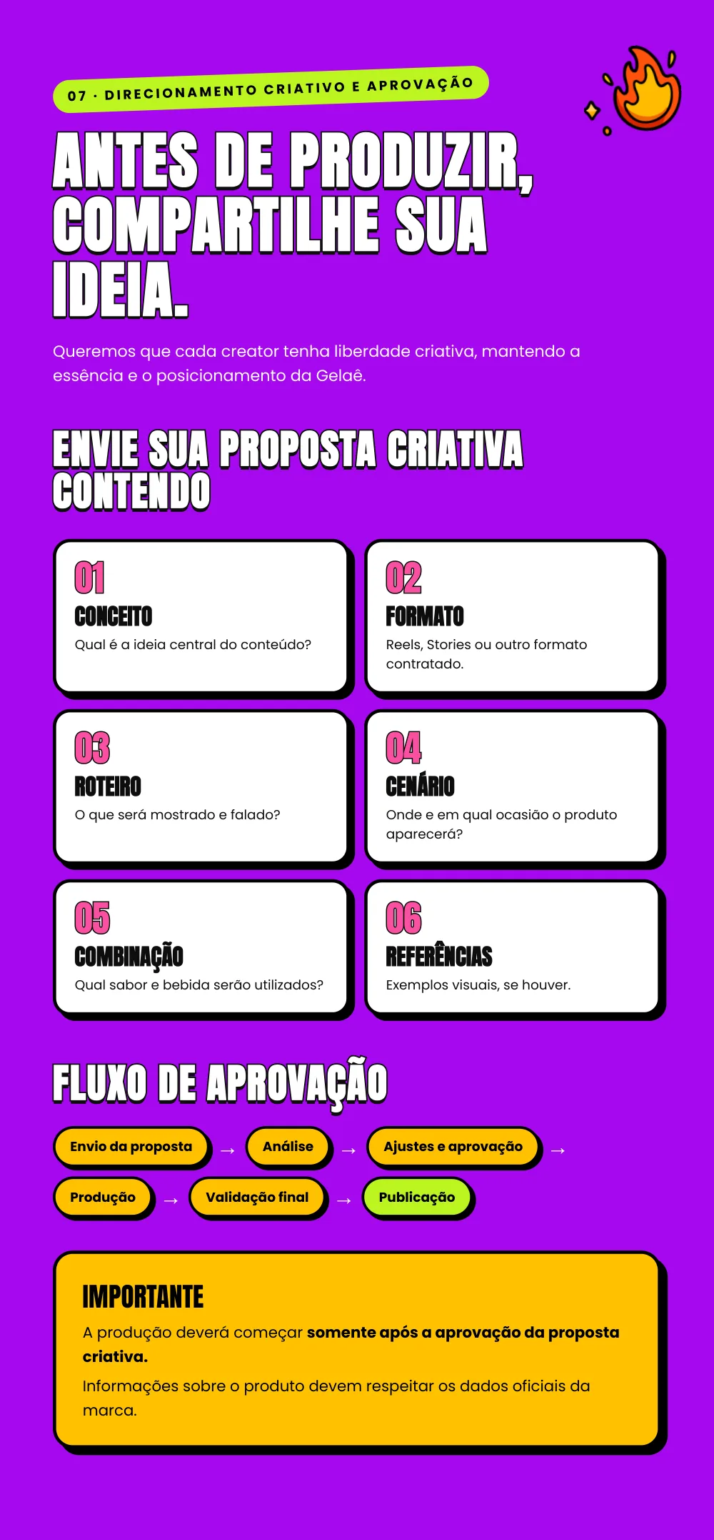 Guia criativo para influenciadores — Gelaê