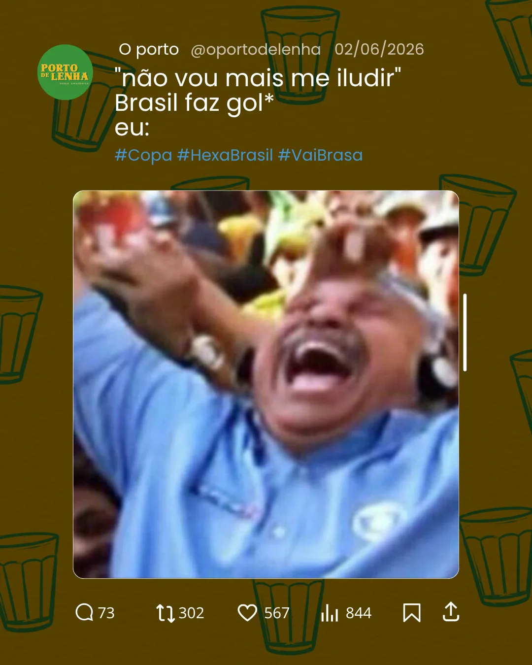 Redes sociais — Porto de Lenha
