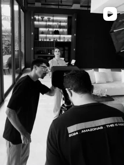 Bastidores de uma gravação da produtora Inside